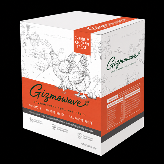 Gizmowave microwave-dried black soldier fly larvae 5 lb box