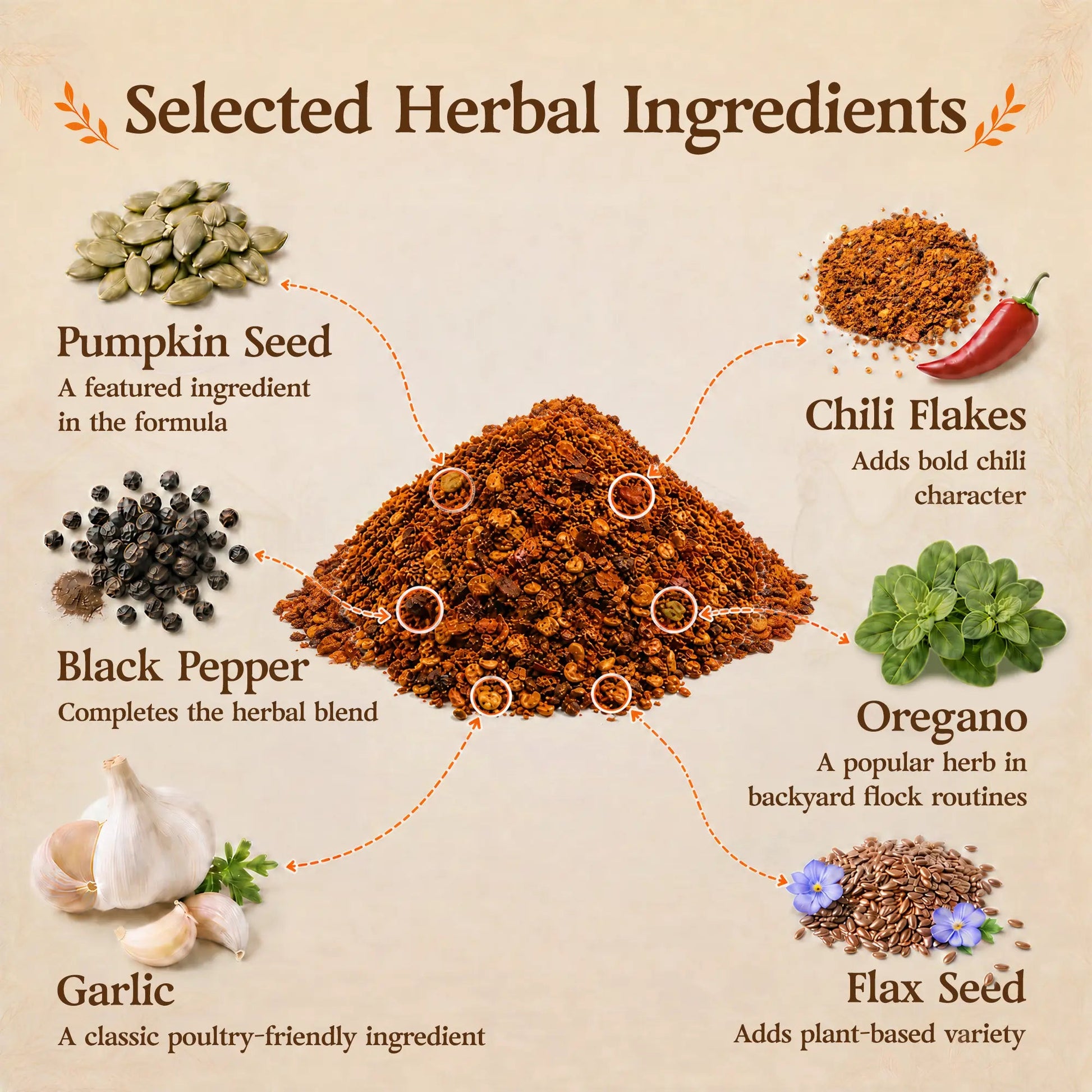 Selected herbal ingredients in Herbal Guard