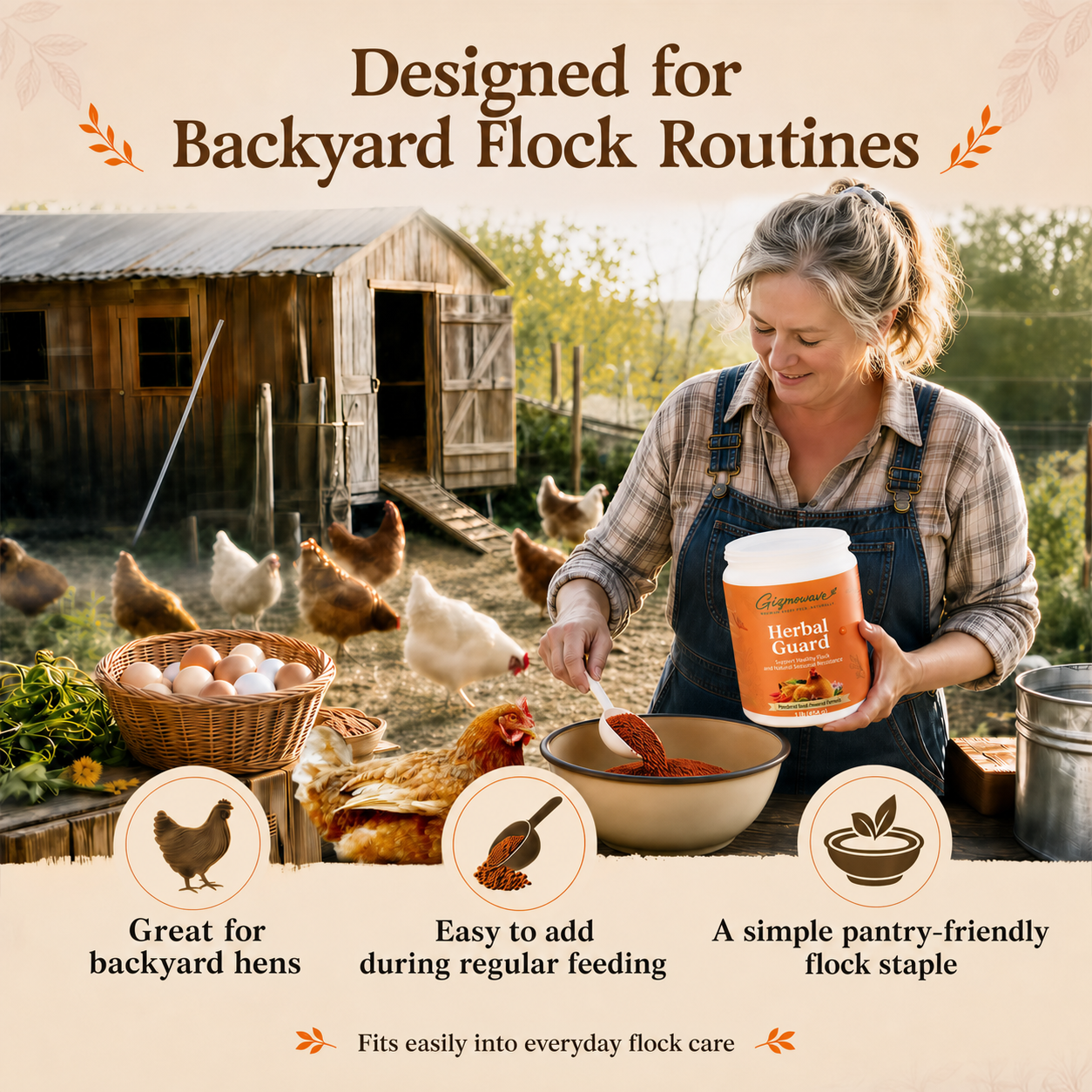 Herbal Guard for backyard flock routines