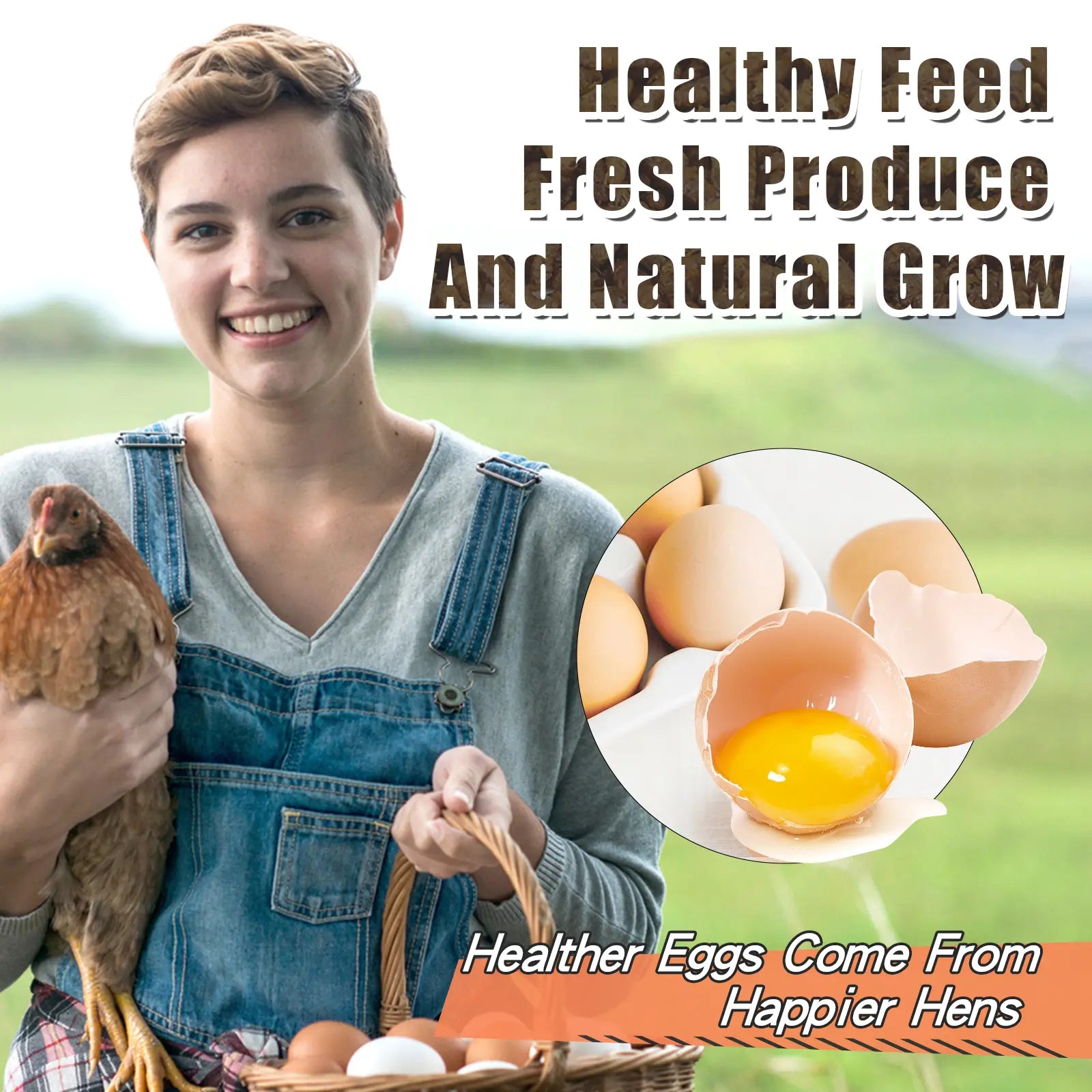 Healthy natural flock treat lifestyle